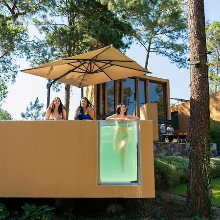 Cabaña de lujo moderna con Alberca climatizada Mazamitla bosque 1 Exterior foto